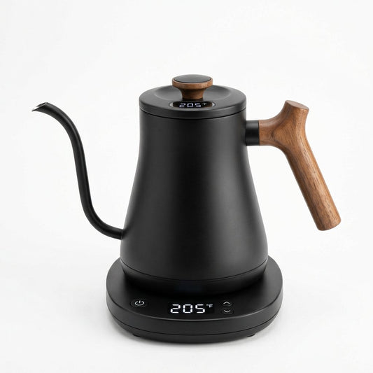 CremaHome digital gooseneck kettle with variable temperature control