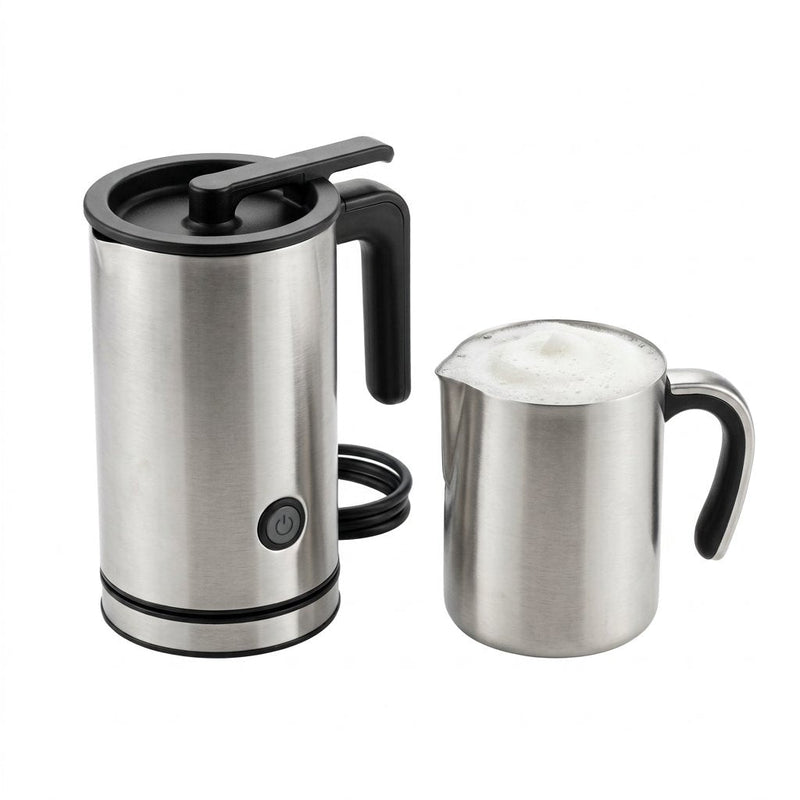 CremaHome 4-in-1 electric milk frother and steamer